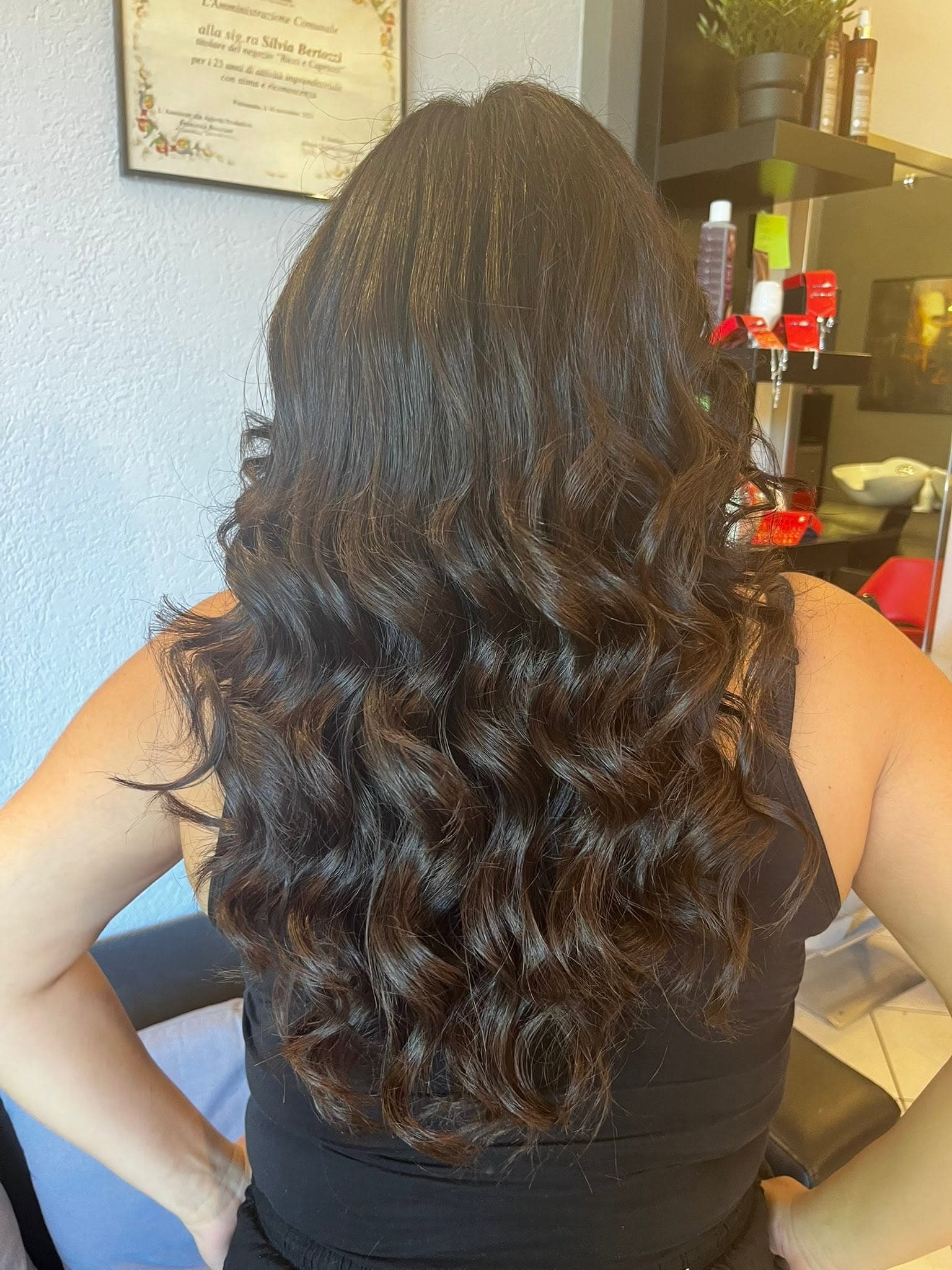Lavoro su capelli realizzato nel salone Ricci & Capricci (1)